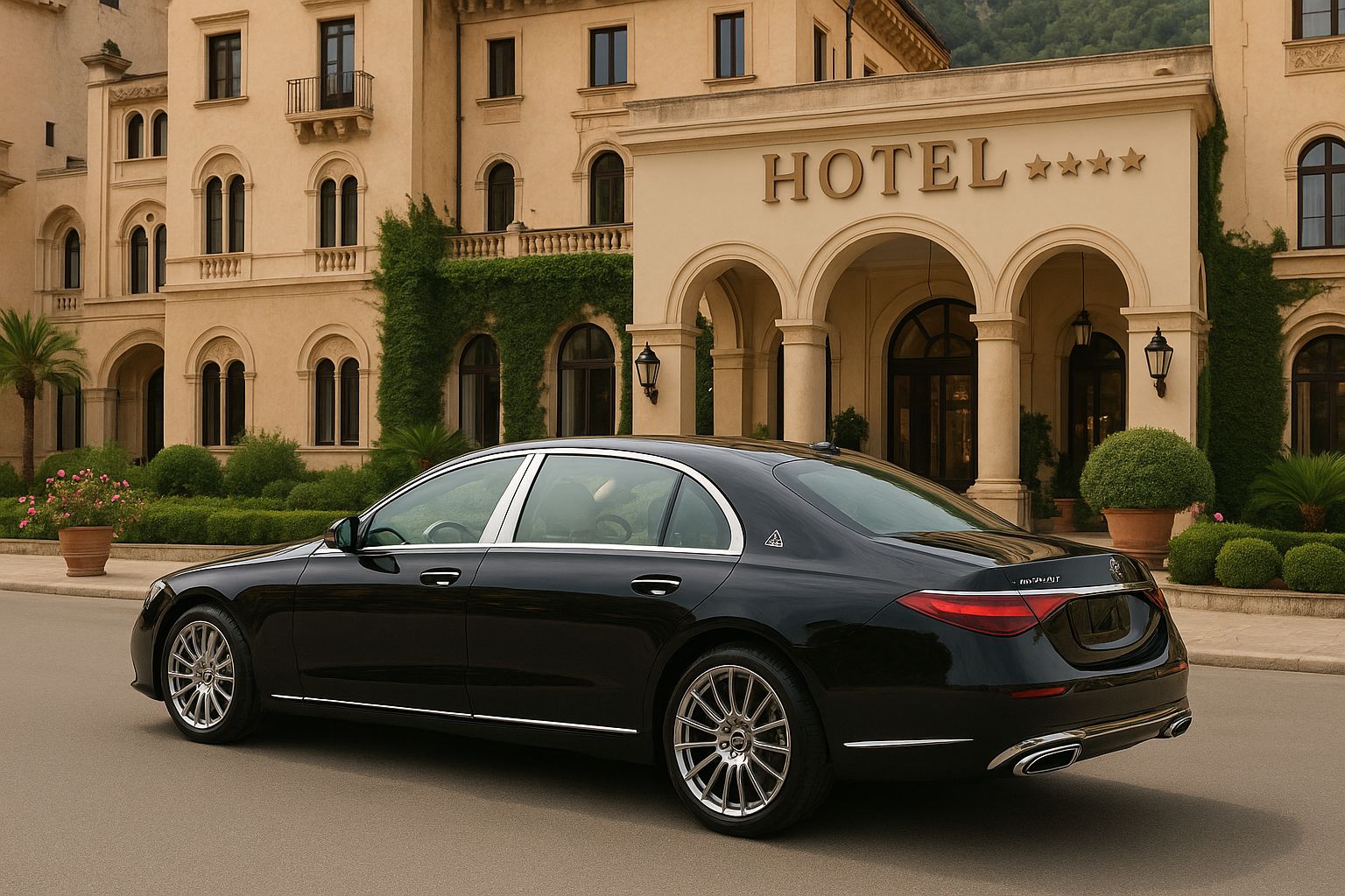 luxury transfer limousine palermo